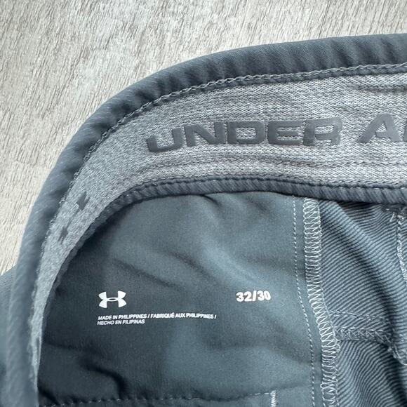 Under Armour UA Drive Tapered Pants Men's 32x30 Gray Golf Golfing Flat Front - Picture 4 of 11